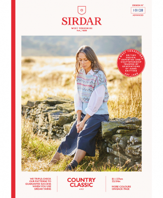 Sirdar 10128 Fairisle Pullover in Country Classic 4 Ply