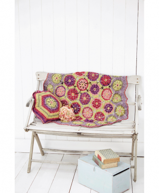 Stylecraft 9298 Crochet Blanket and Cushion in Batik DK