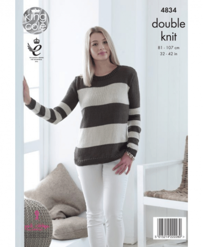 King Cole 4834 Sweaters in Bamboo Cotton DK