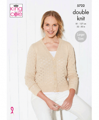 King Cole 5722 Cardigans in Bamboo Cotton DK