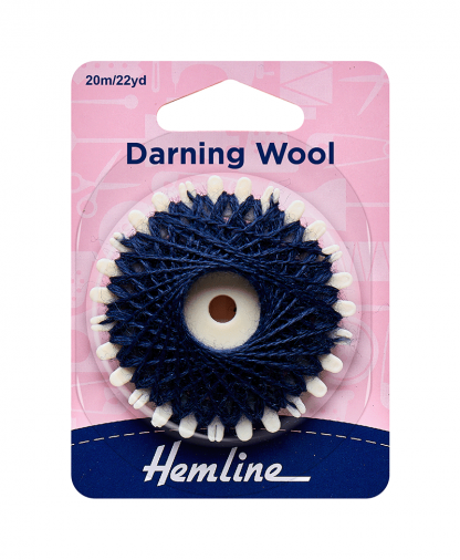 Hemline Darning Wool - Navy (H1003.NY)