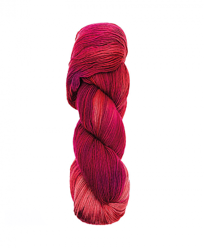 Rico Luxury Hand Dyed Happiness DK - Red (007) - 100g