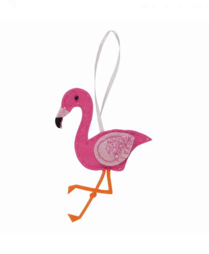 Trimits Make Your Own Felt Decoration Kit - Flamingo (GCK035)