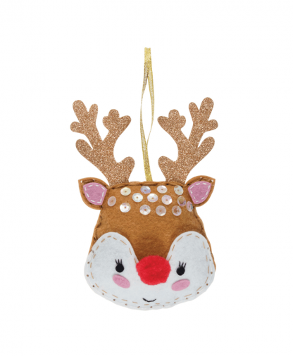 Trimits Make Your Own Felt Decoration Kit - Reindeer (GCK138)