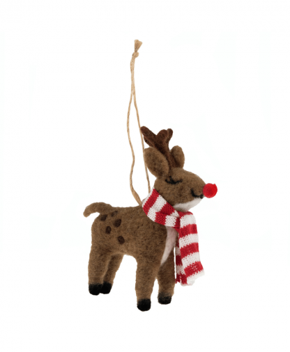 Trimits Mini Needle Felt Kit - Reindeer With Scarf (TCK017)