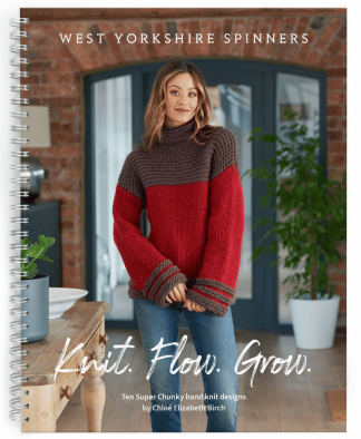 West Yorkshire Spinners Re:Treat Super Chunky Knit. Flow. Grow. Pattern Book