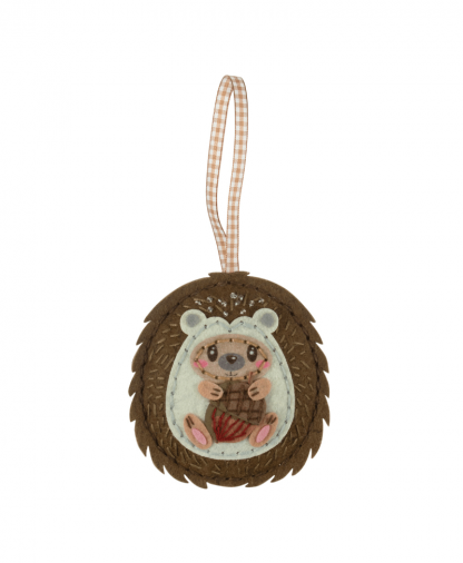 Trimits Make Your Own Felt Decoration Kit - Hedgehog (GCK205)