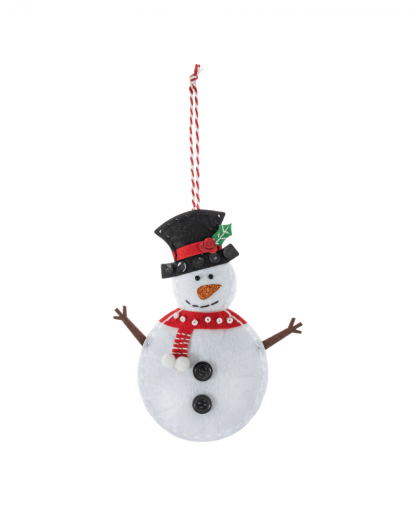 Trimits Make Your Own Felt Decoration Kit - Snowman (GCK204)