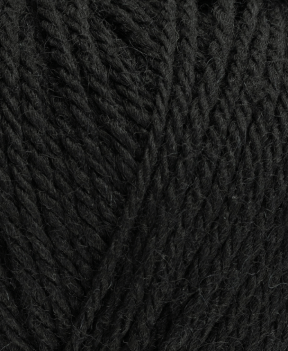 West Yorkshire Spinners ColourLab Aran - Jet Black (1172) - 100g