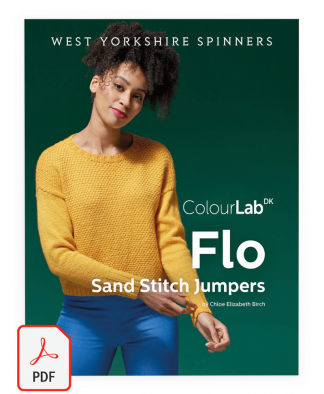 WYS Flo Sand Stitch Jumpers in Colourlab DK (DBP0155)