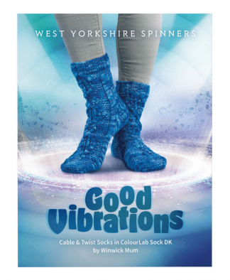 WYS Good Vibrations Socks in ColourLab Sock DK (WYS1000305)
