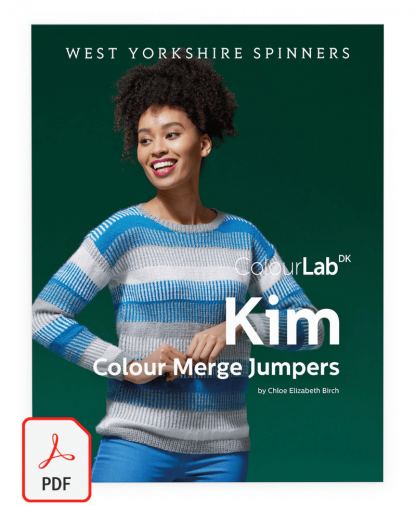 WYS Kim Colour Merge Jumper in Colourlab DK (DBP0147)