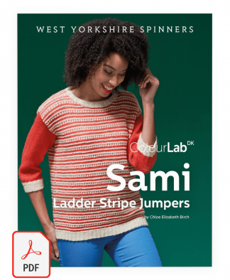 WYS Sami Ladder Stripe Jumpers in Colourlab DK (DBP0153)